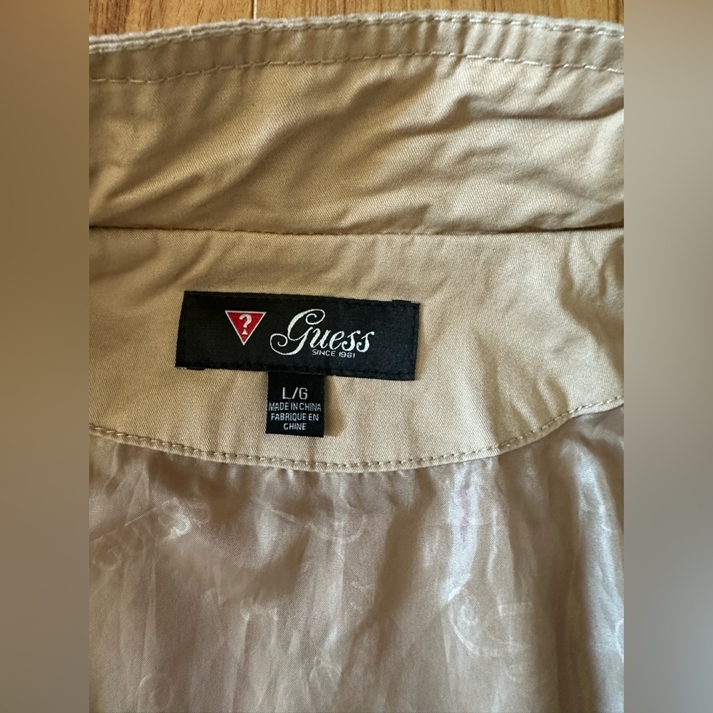 Vintage Guess Beige Utility Style Jacket - Picture 5 of 15